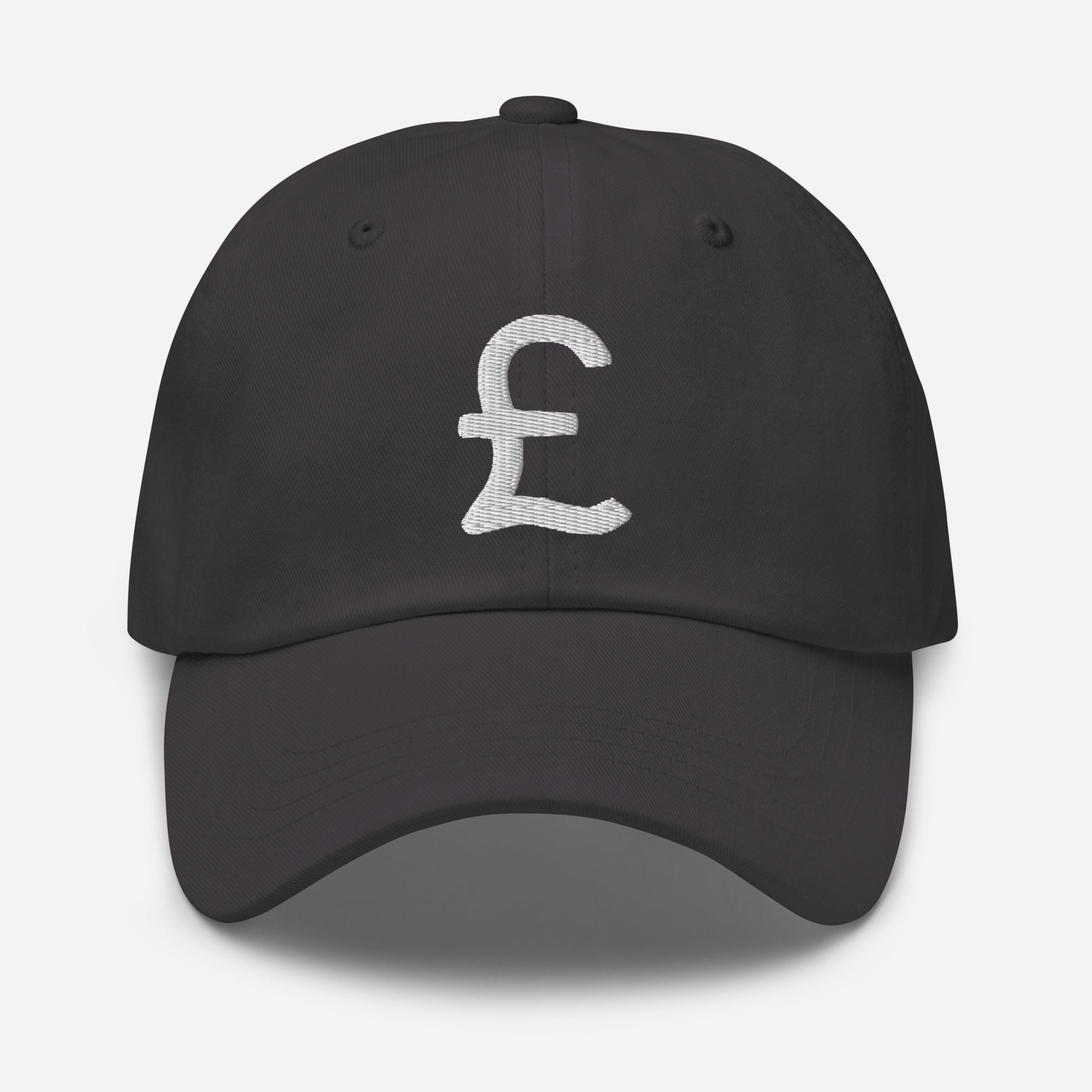 The British Pound Sterling Symbol Money Currency Embroidered Baseball Cap Dad hat