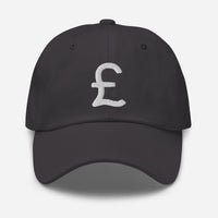 The British Pound Sterling Symbol Money Currency embroidered dad hat, product image 13