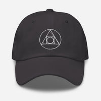 Philosopher's Stone Alchemy Symbol embroidered dad hat, product image 13