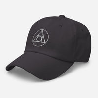 Philosopher's Stone Alchemy Symbol embroidered dad hat, product image 15