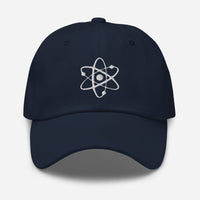 Atomic Nucleus Symbol Nuclear Power embroidered dad hat, product image 4