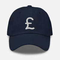 The British Pound Sterling Symbol Money Currency embroidered dad hat, product image 4