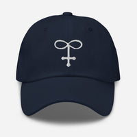 Alchemy Glass Occult Symbol embroidered dad hat, product image 4