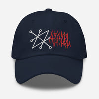 Sigil of Azazel Demon Occult Symbol embroidered dad hat, product image 4