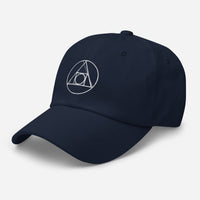 Philosopher's Stone Alchemy Symbol embroidered dad hat, product image 6