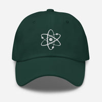 Atomic Nucleus Symbol Nuclear Power embroidered dad hat, product image 10