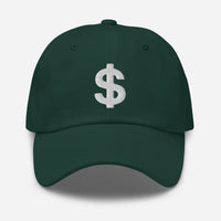 The Almighty US Dollar Sign Symbol of Money embroidered dad hat, product image 10