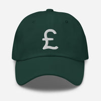 The British Pound Sterling Symbol Money Currency embroidered dad hat, product image 10