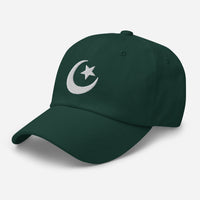 Star and Crescent Moon Ancient Symbol embroidered dad hat, product image 12