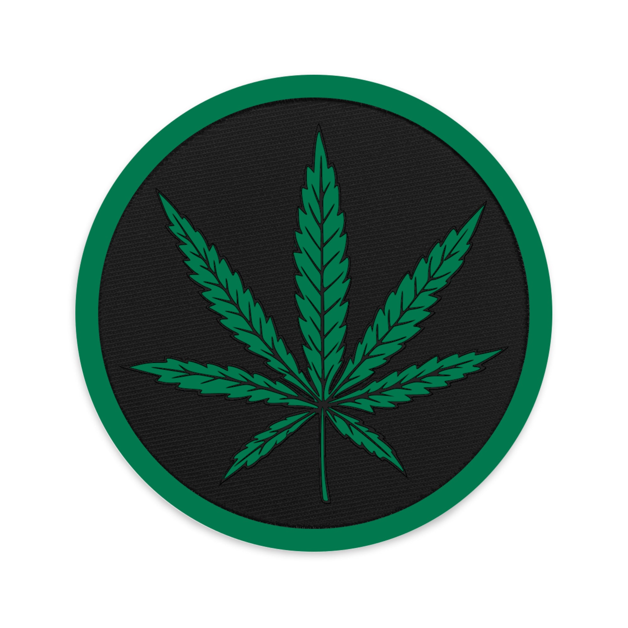 Cannabis Pot Leaf Marijuana Embroidered Patch Legalize! - Edge of Life Designs