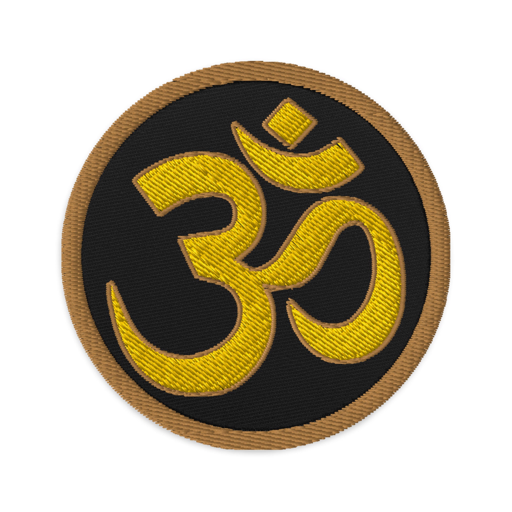 OM Sacred Spiritual Symbol Embroidered Patch Vibration of the Universe - Edge of Life Designs