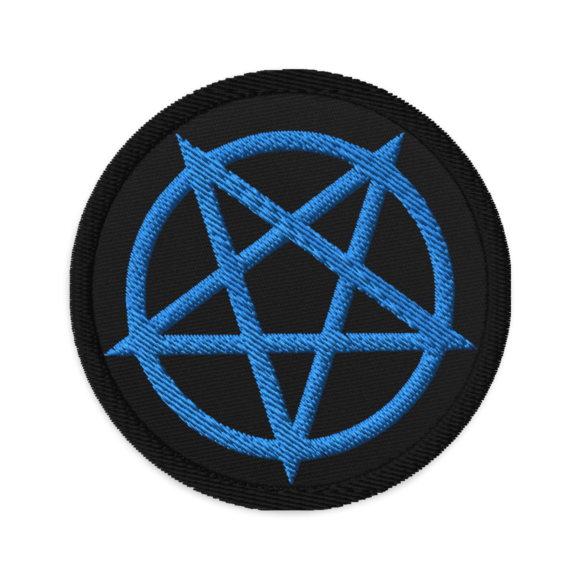 Inverted Pentagram Occult Symbol Embroidered Patch Evil - Edge of Life Designs
