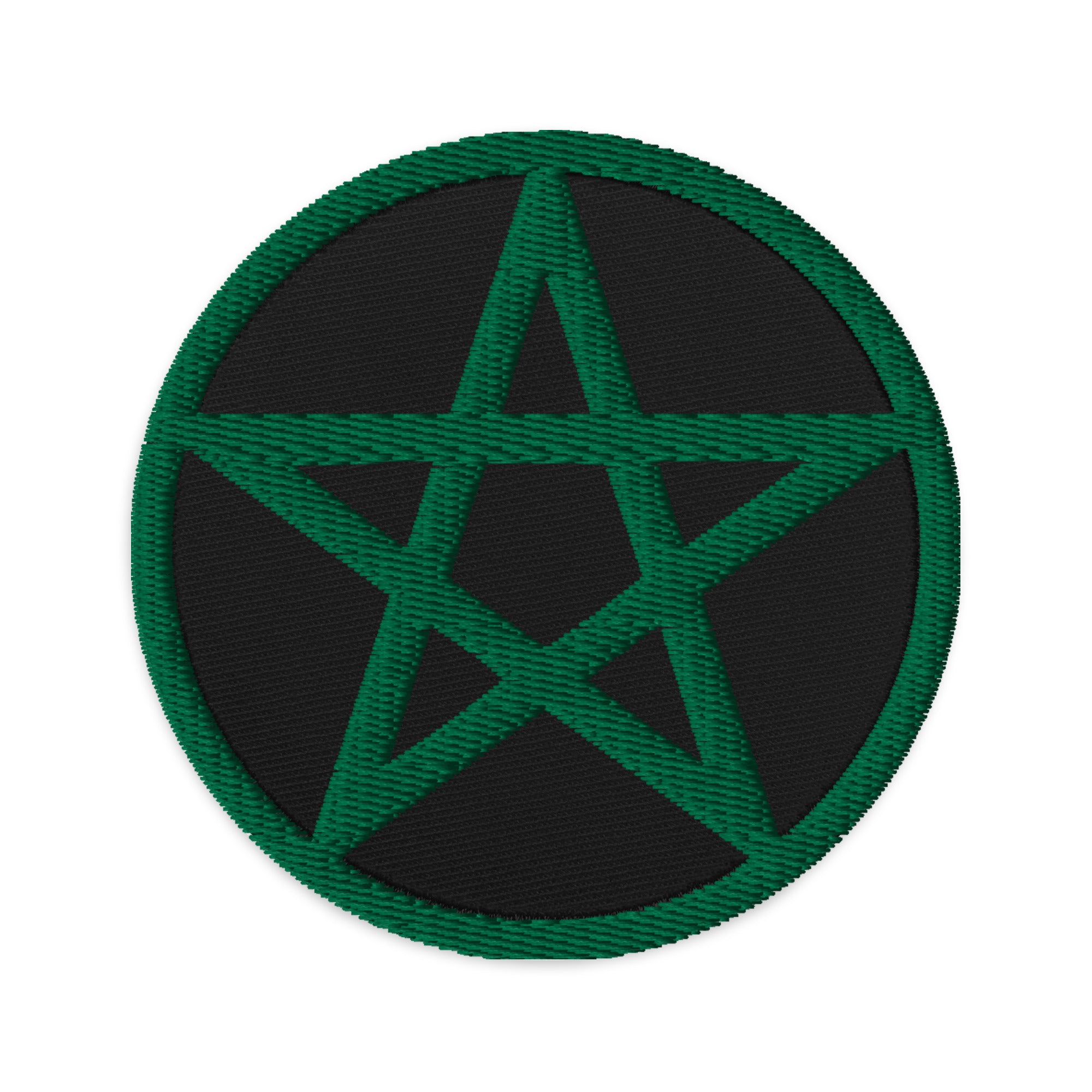 Wiccan Witchcraft Pentagram Embroidered Patch Pagan Ritual - Edge of Life Designs