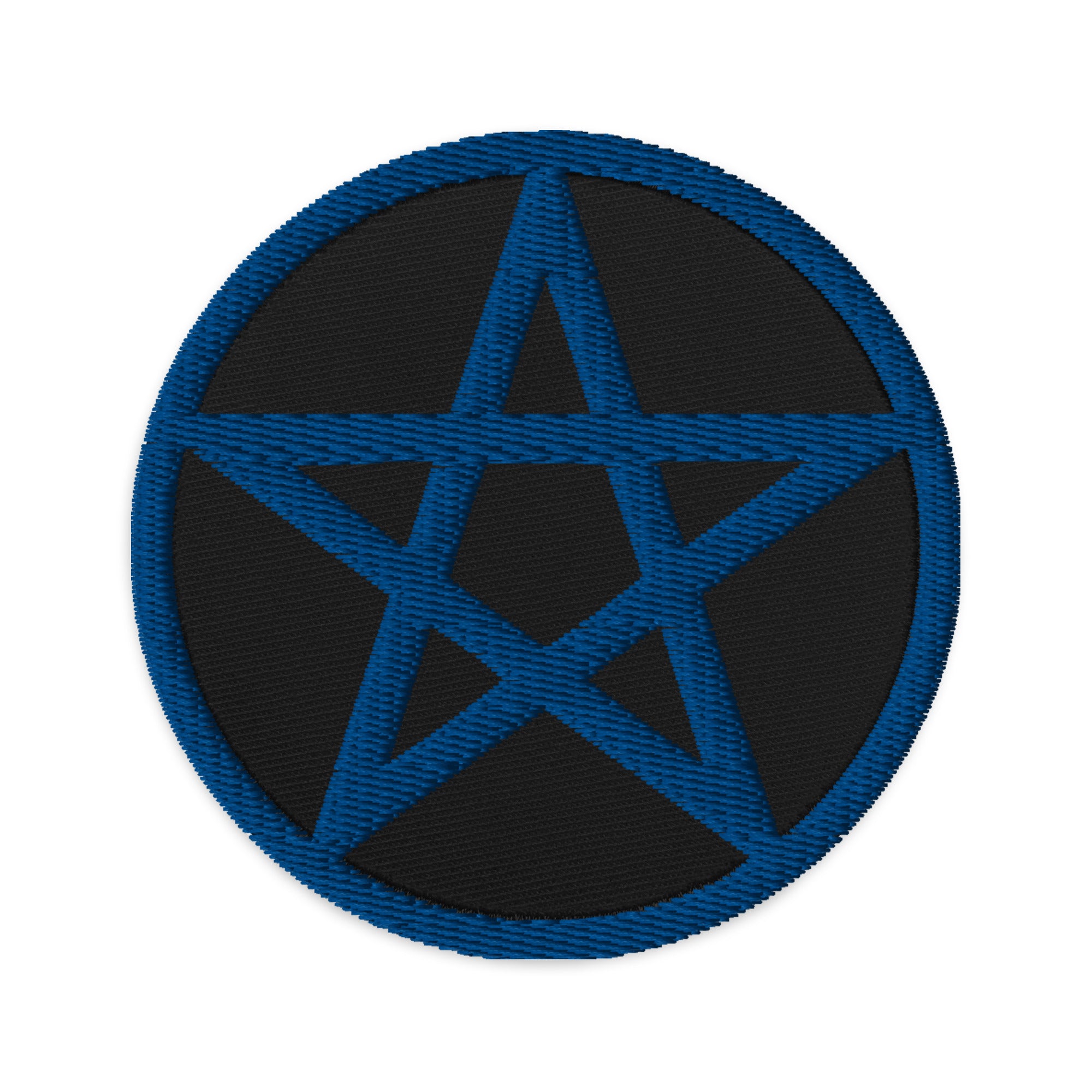 Wiccan Witchcraft Pentagram Embroidered Patch Pagan Ritual - Edge of Life Designs