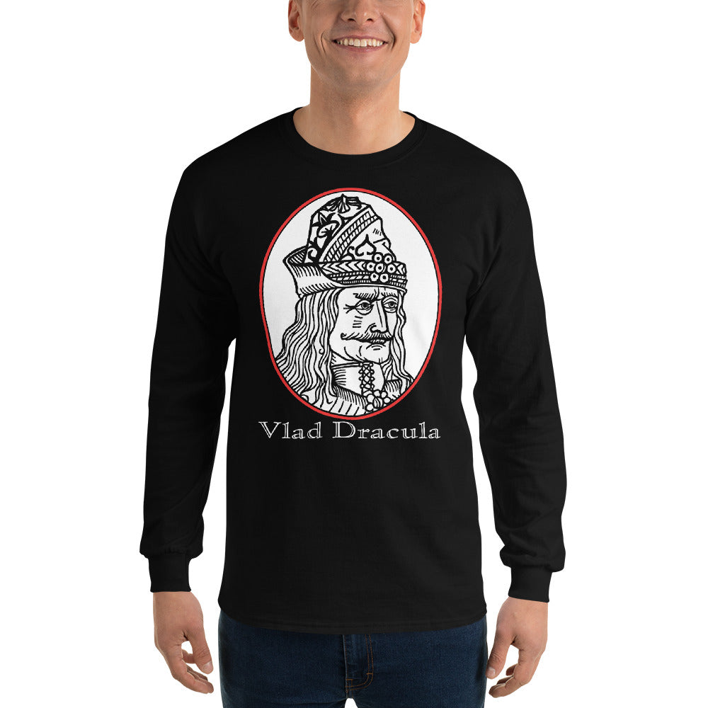 Vlad The Impaler Dracula Bram Stoker's Original Vampire Long Sleeve Shirt - Edge of Life Designs