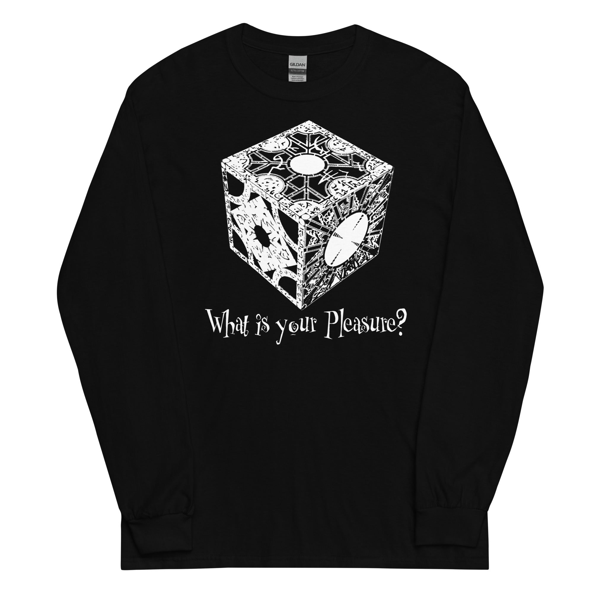 Hellraiser Puzzle Box - What is your Pleasure? Long Sleeve Shirt - Edge of Life Designs