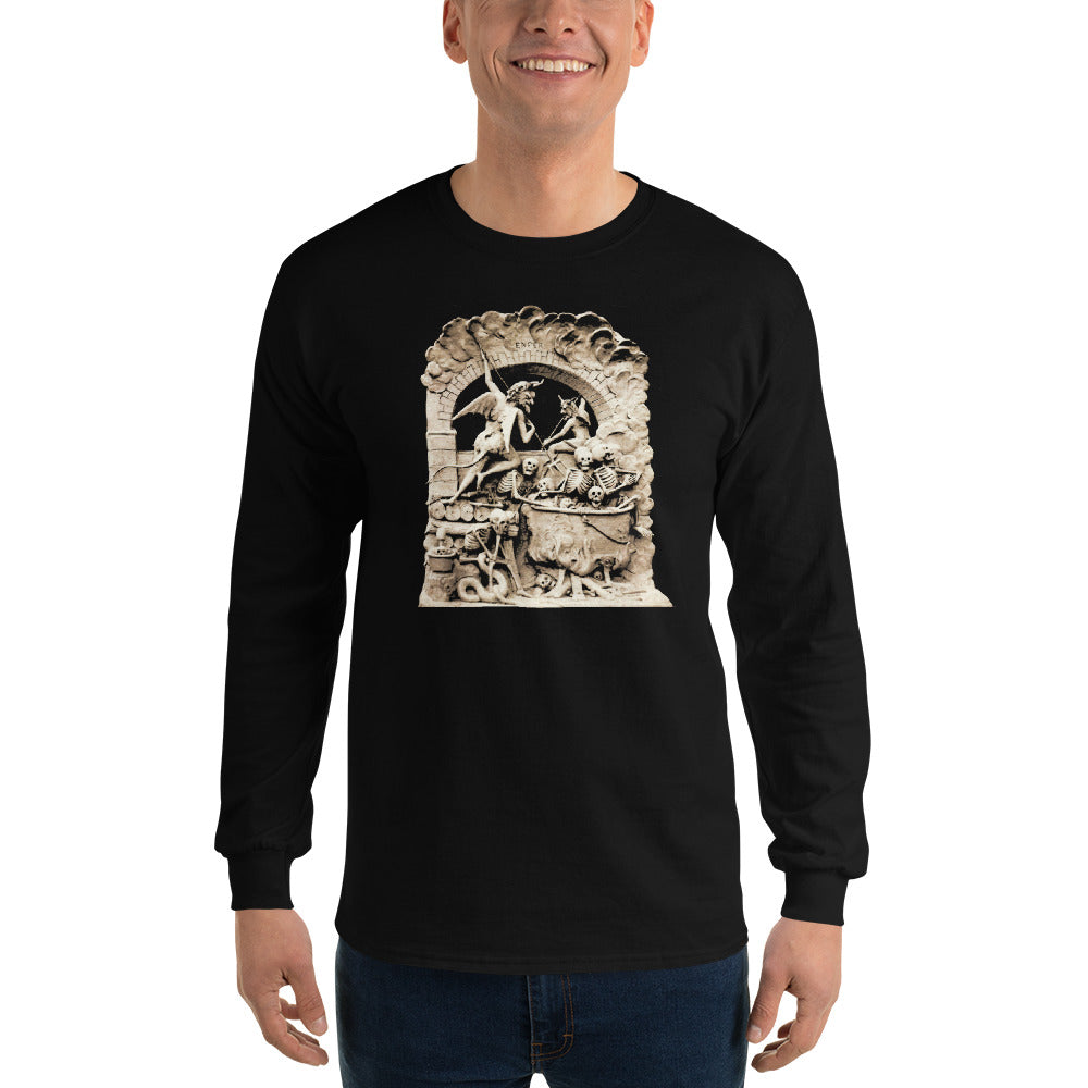 Les Diableries The Pits of Hell and the Devil Long Sleeve Shirt - Edge of Life Designs