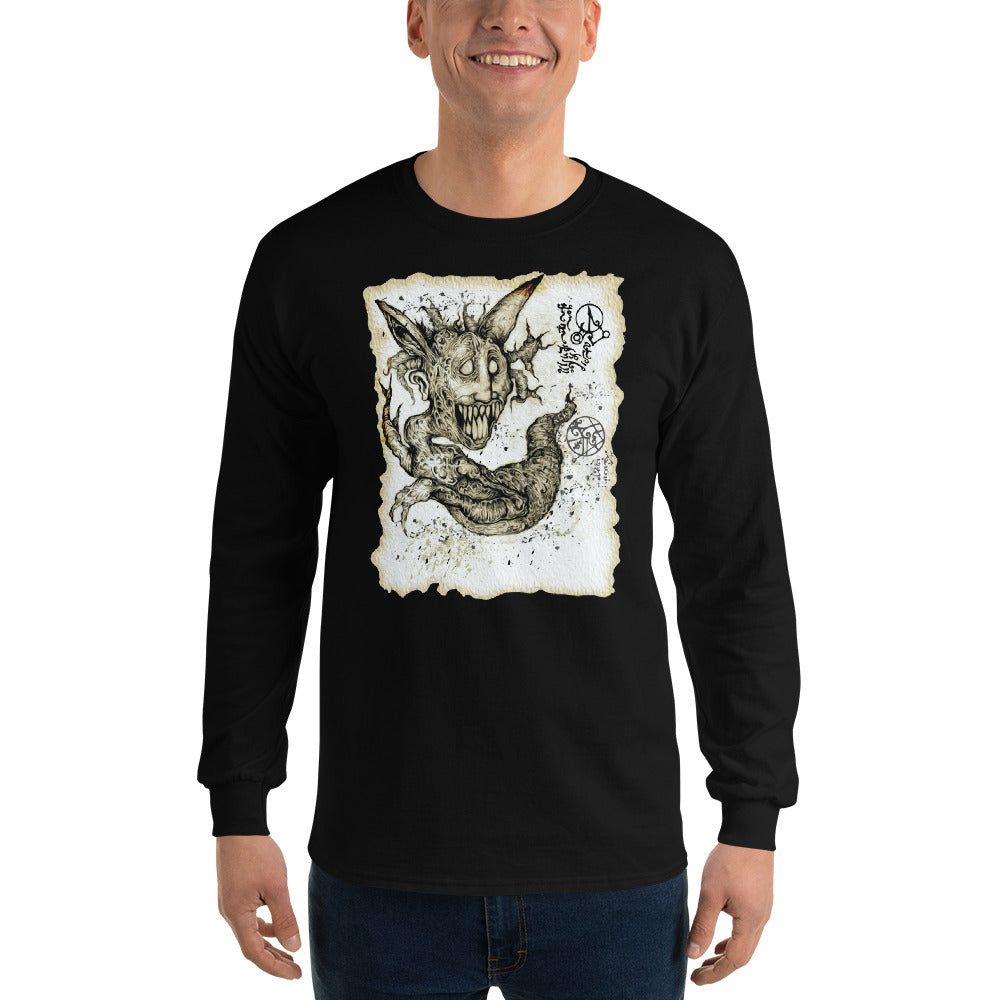 Necronomicon Summoned Demon Creature Long Sleeve Shirt - Edge of Life Designs