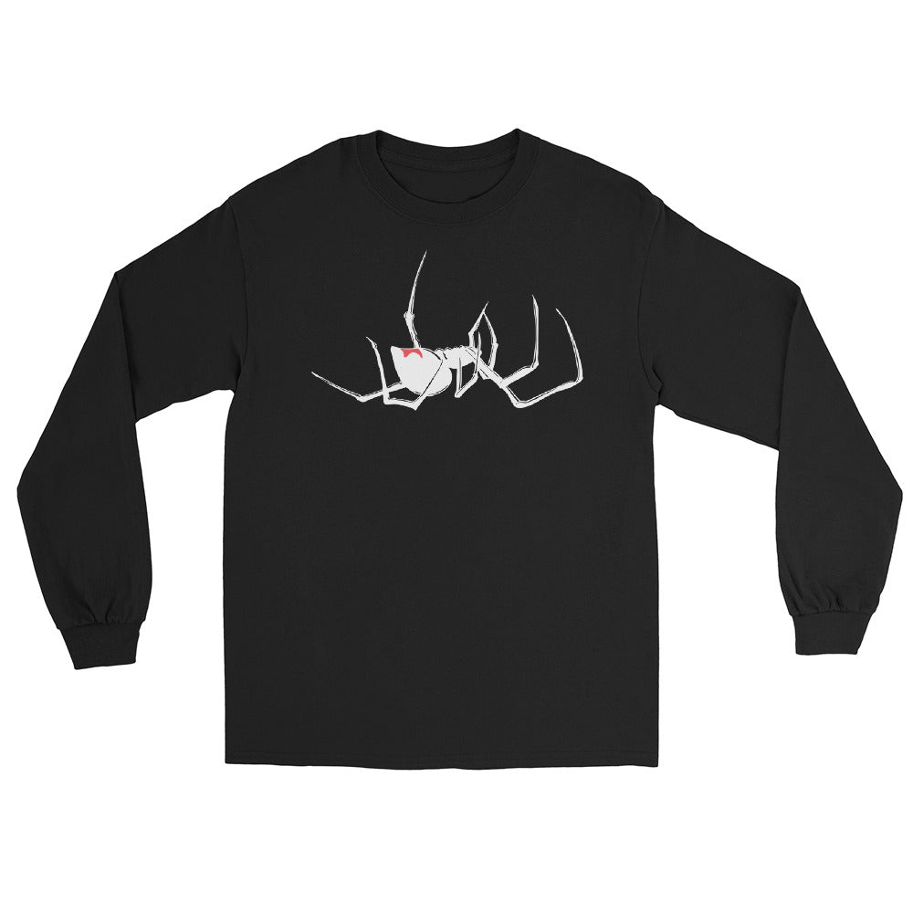 Latrodectus Black Widow Spider Arachnid Long Sleeve Shirt - Edge of Life Designs