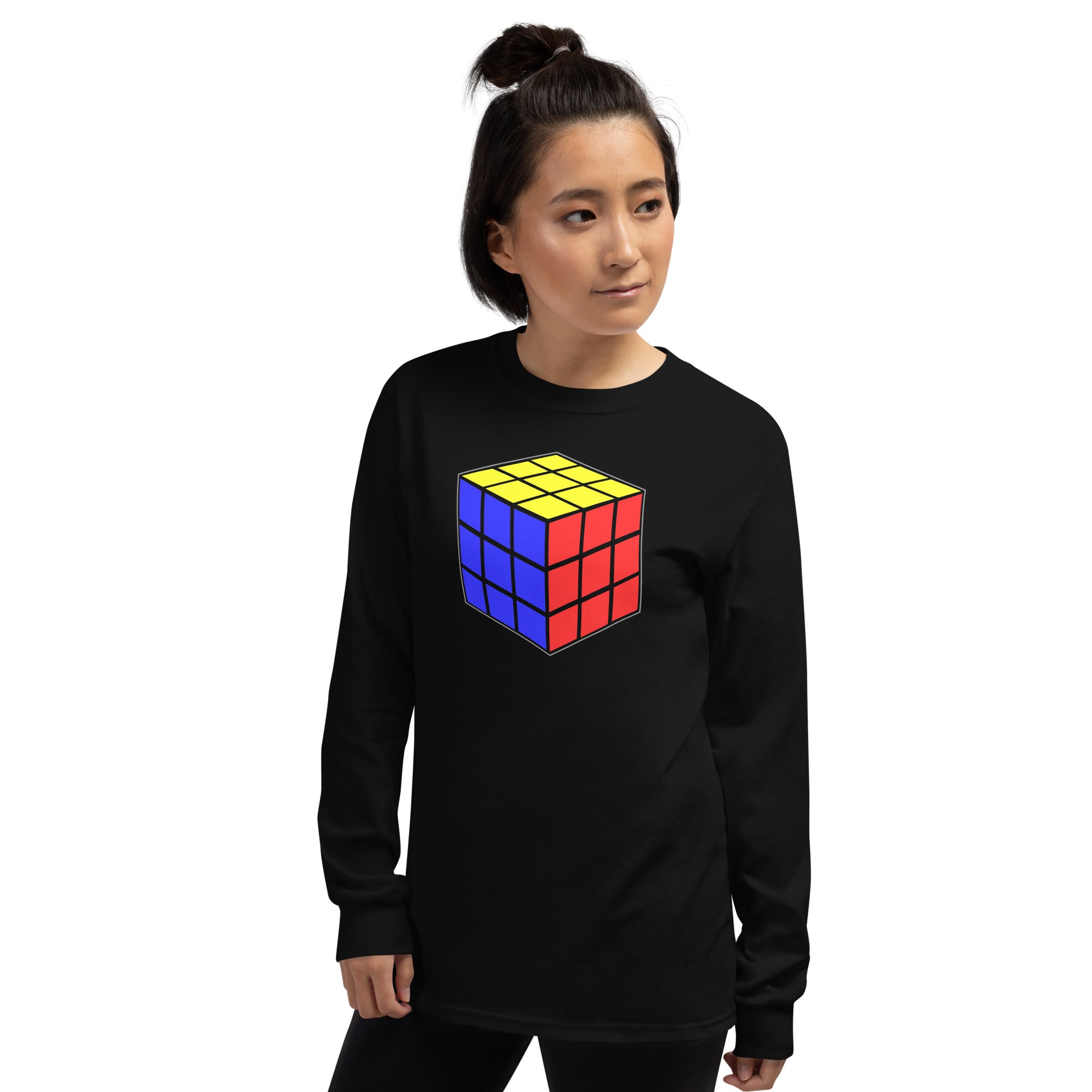 Magic Speed Puzzle Cube Gaming Long Sleeve Shirt