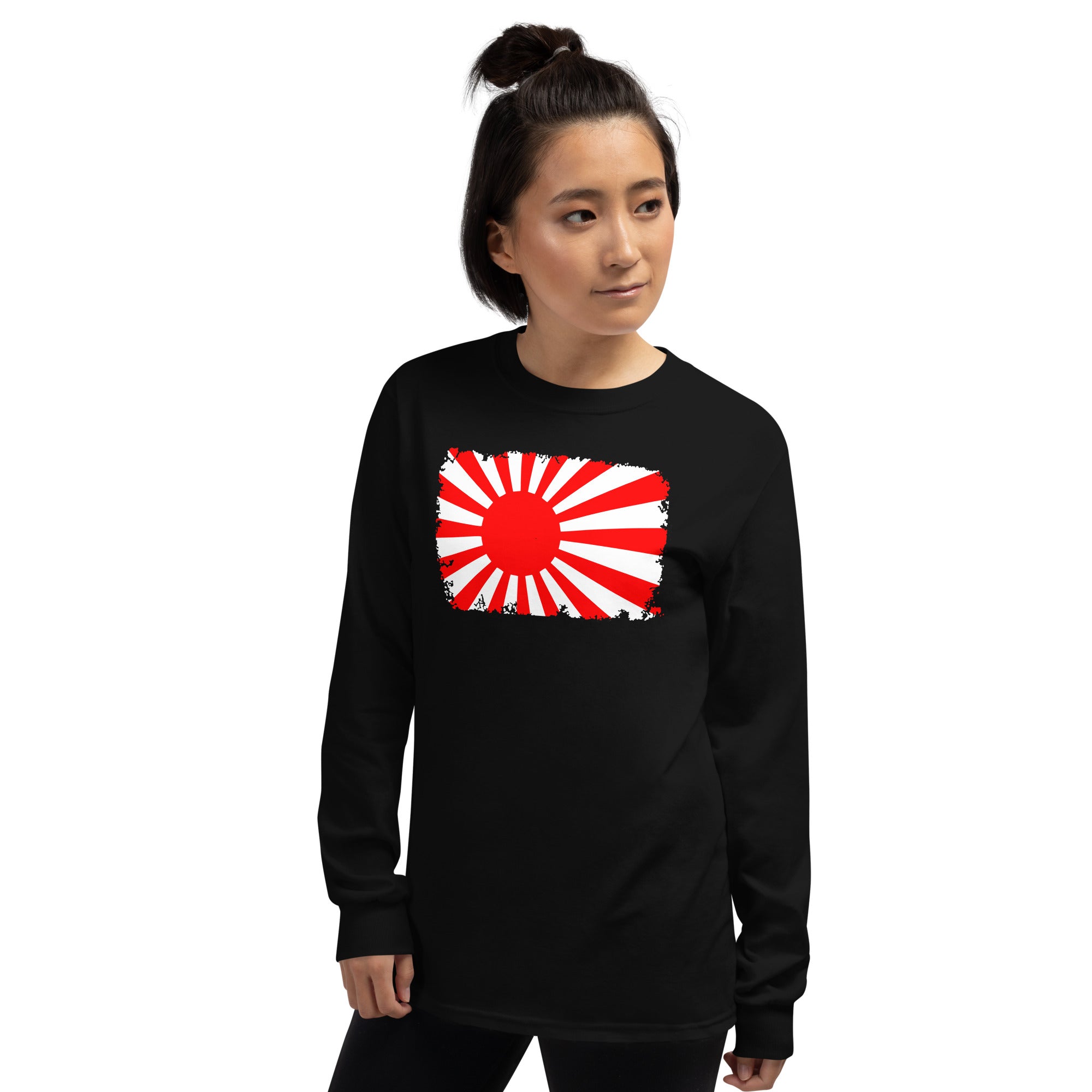 The National Flag of Japan Land of the Rising Sun Long Sleeve Shirt