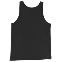 Men's tank top, back view