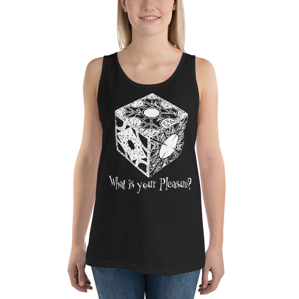 Hellraiser Puzzle Box - What is your Pleasure? Men's Tank Top - Edge of Life Designs