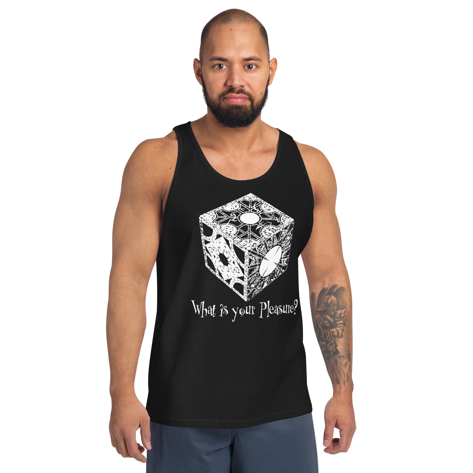 Hellraiser Puzzle Box - What is your Pleasure? Men's Tank Top - Edge of Life Designs