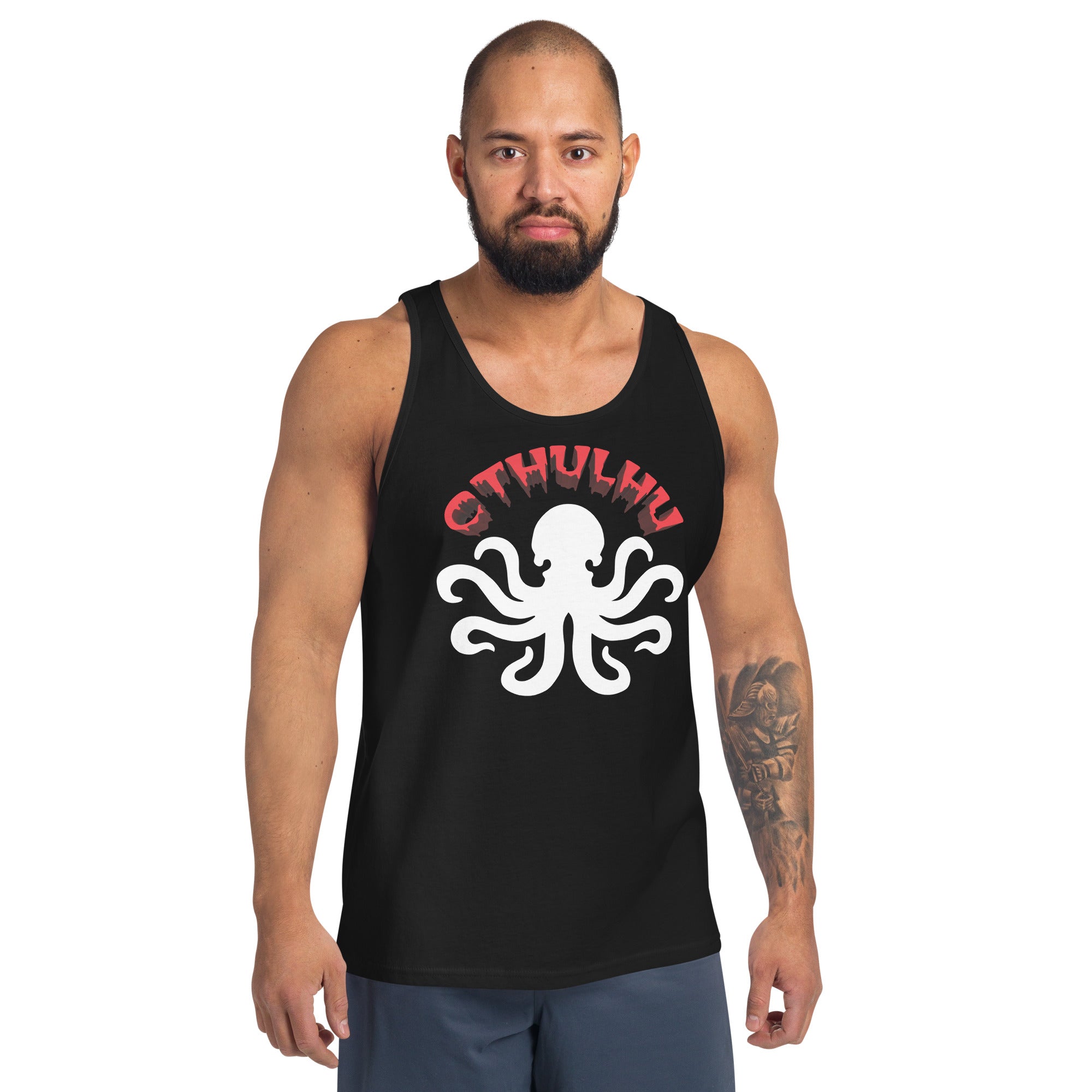 Cthulhu The Great Old One Lovecraft Horror Men's Tank Top