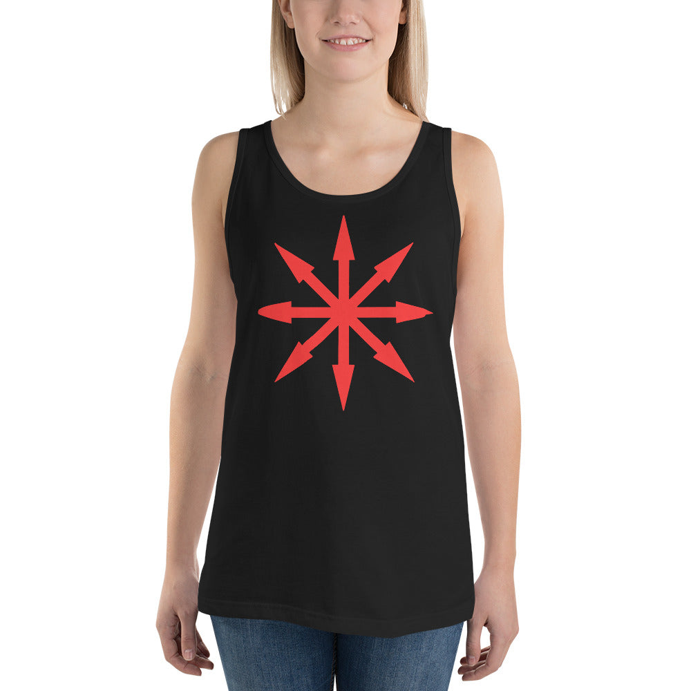 Red Symbol of Chaos Magick Star Men's Tank Top