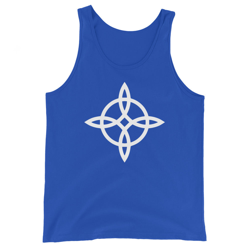 The Witches Knot Witchcraft Protection Symbol Men's Tank Top Shirt