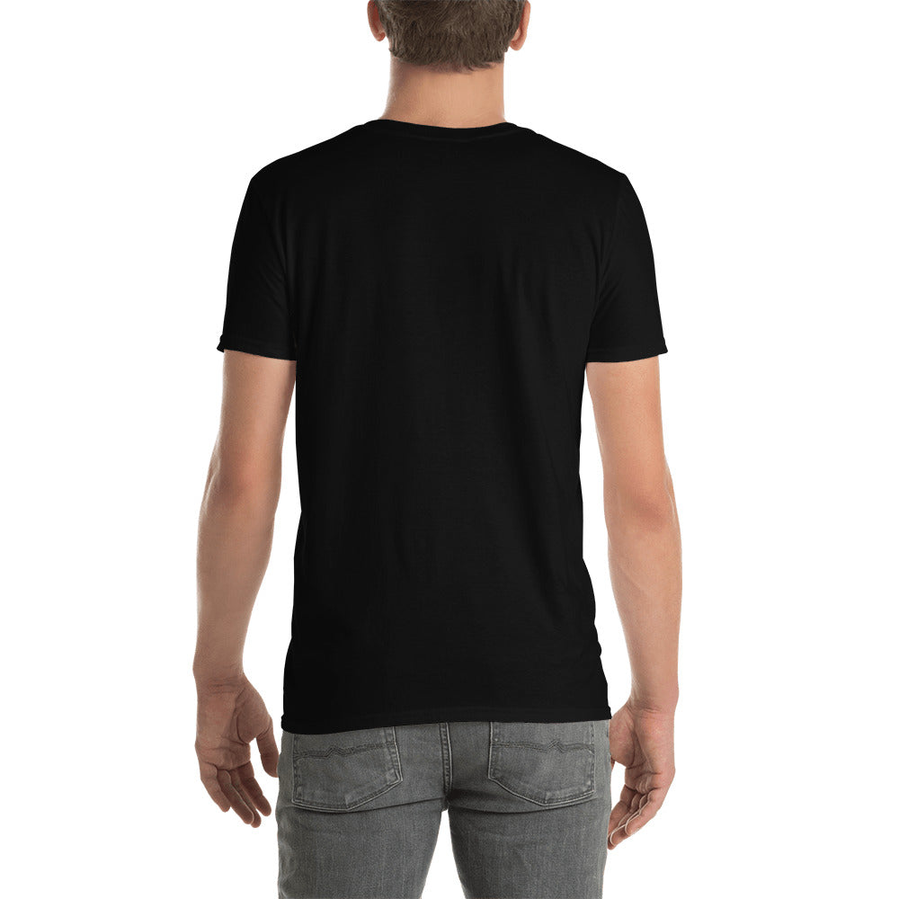 Satanic Church Sigil Bolt Inverted Pentagram Men's Short-Sleeve T-Shirt - Edge of Life Designs