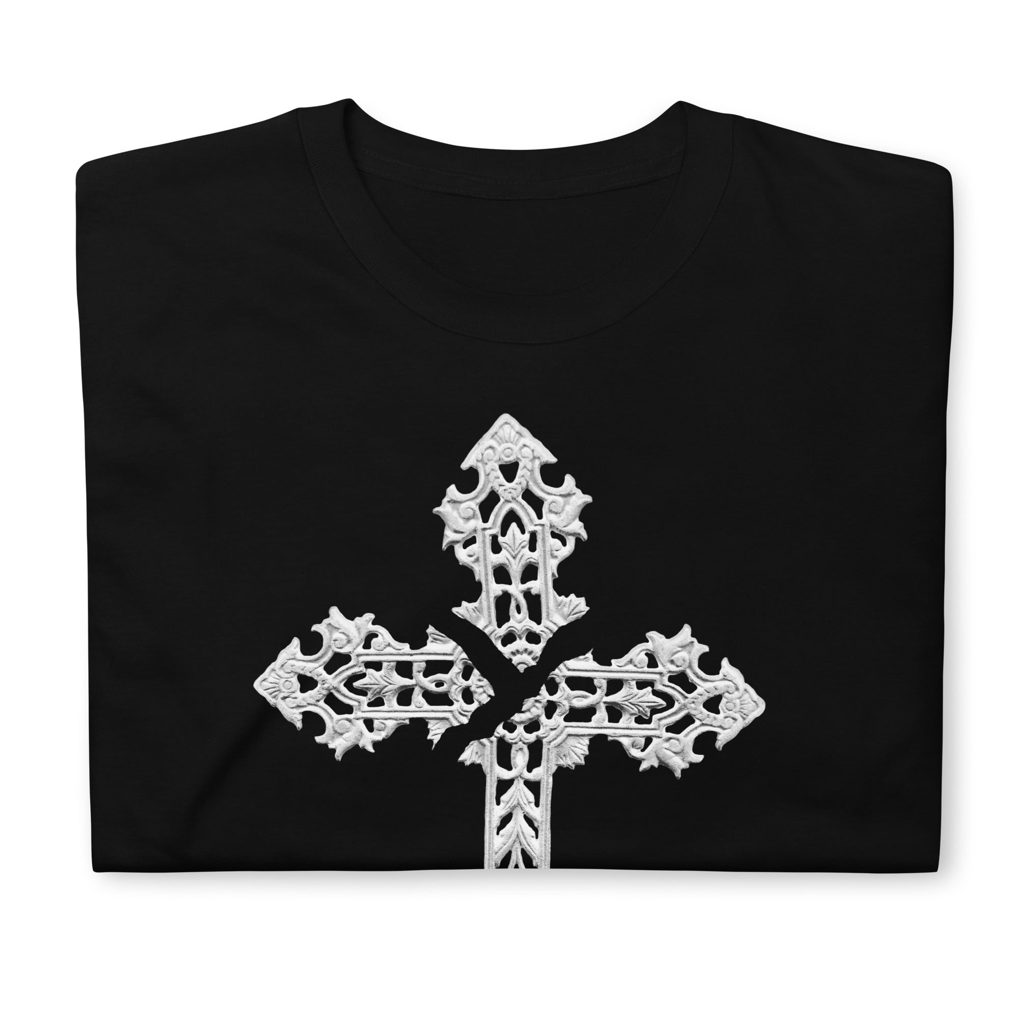 Broken Holy Cross Men's Short Sleeve T-Shirt - Edge of Life Designs