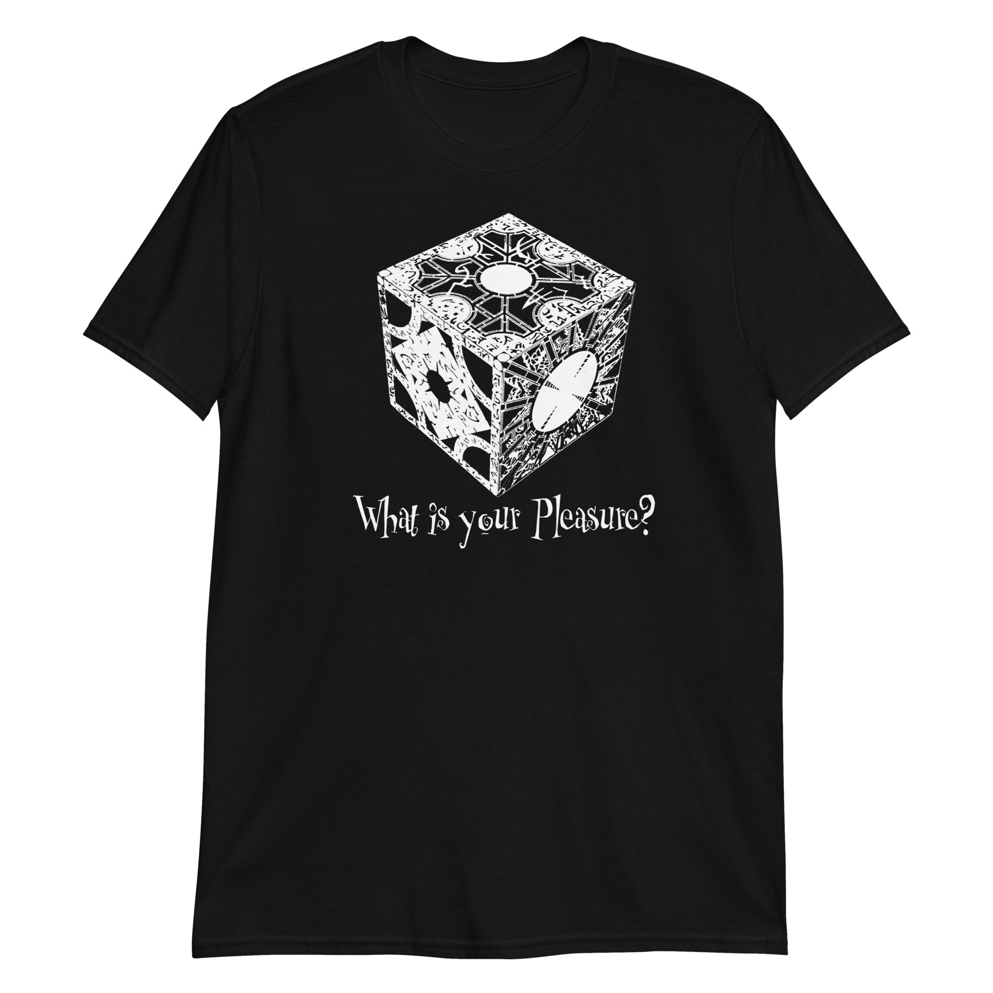 Hellraiser Puzzle Box - What is your Pleasure? Men's Short Sleeve T-Shirt - Edge of Life Designs