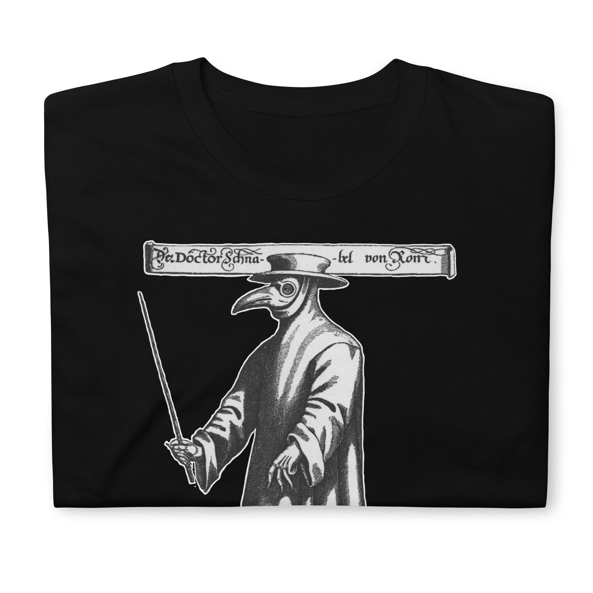 Plague Doctor Bird Mask from The Black Plague Men's Short Sleeve T-Shirt - Edge of Life Designs