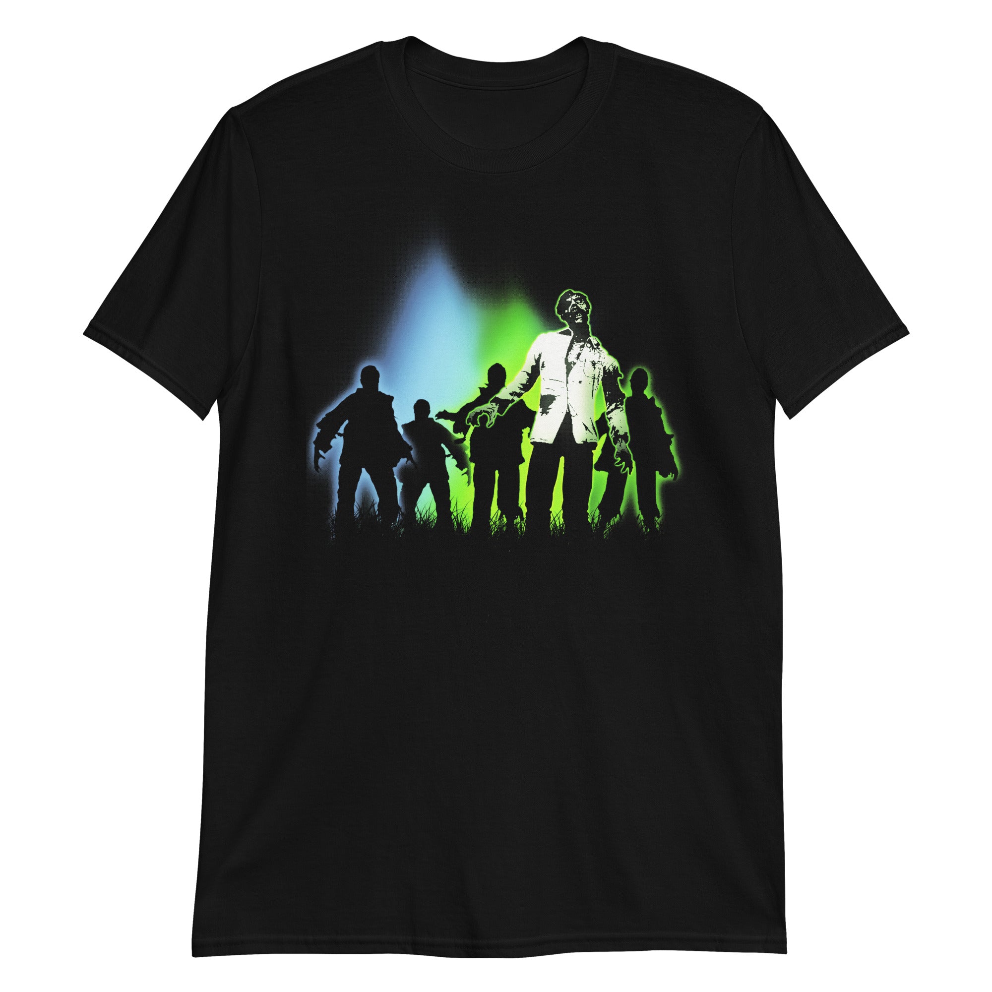 Radioactive Walking Dead Zombie Horde Men's Short Sleeve T-Shirt - Edge of Life Designs