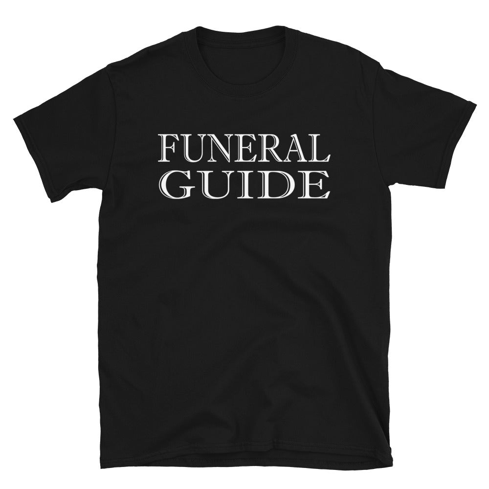 Funeral Guide Gothic Mortician Style Men's Short Sleeve T-Shirt - Edge of Life Designs