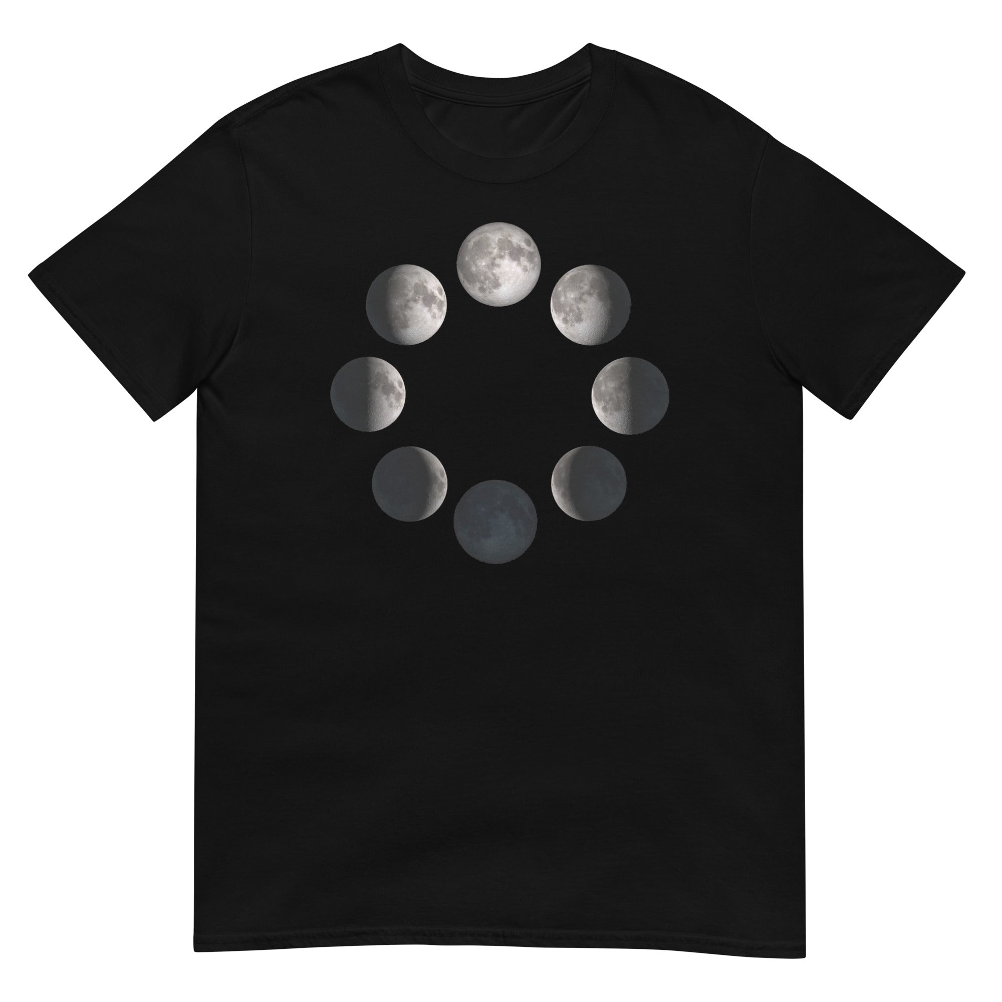Lunar Moon Phases Astrology Men's Short-Sleeve T-Shirt - Edge of Life Designs