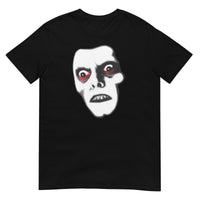 Pazuzu Captain Howdy design on unisex T-shirt, front view