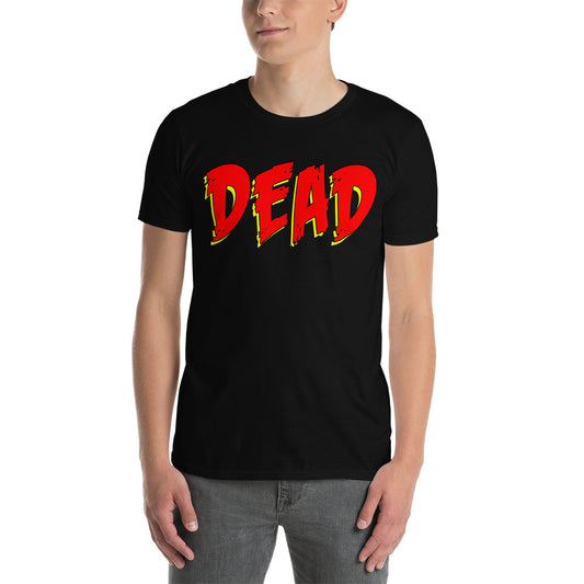 Dead Gothic Emo design on unisex T-shirt, front view