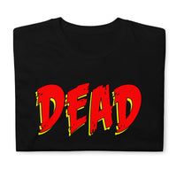 Dead Gothic Emo design on unisex T-shirt, front view