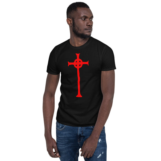 Vampire Hunter D Cross design on unisex T-shirt, front view