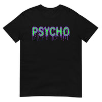 Psycho design on unisex T-shirt, front view