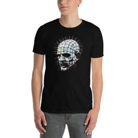 Hell Priest Cenobite design on unisex T-shirt, front view