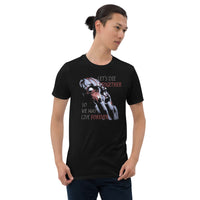 Together Forever Horror design on unisex T-shirt, front view
