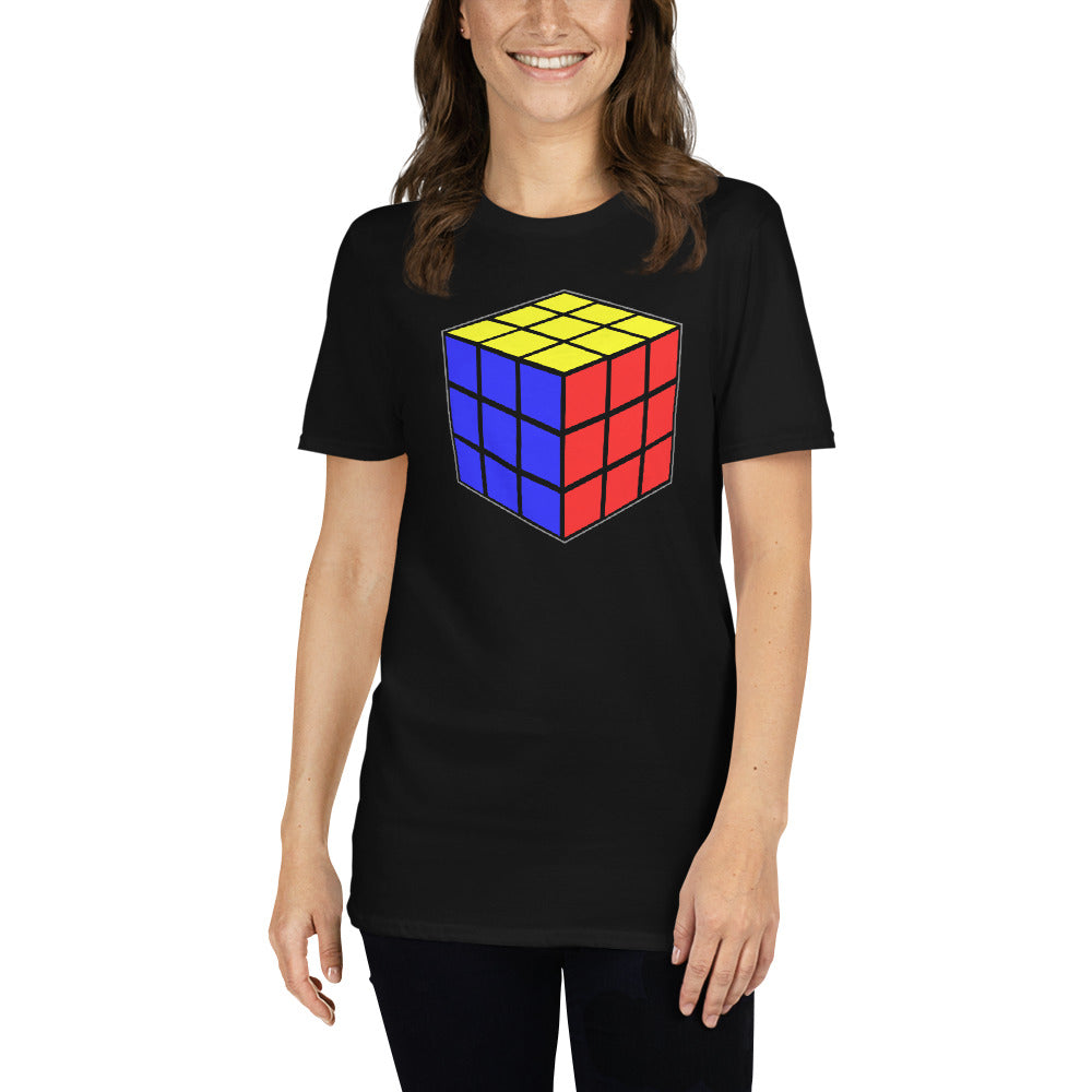 Magic Speed Puzzle Cube Gaming Short-Sleeve T-Shirt