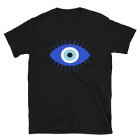 Curse of the Evil Eye design on unisex T-shirt, front view