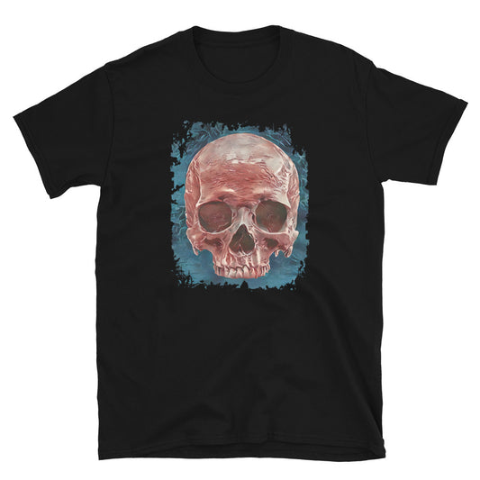 Mystical Blood Skull Front design on unisex T-shirt, front view