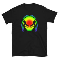 Heat Vision Predalien design on unisex T-shirt, front view
