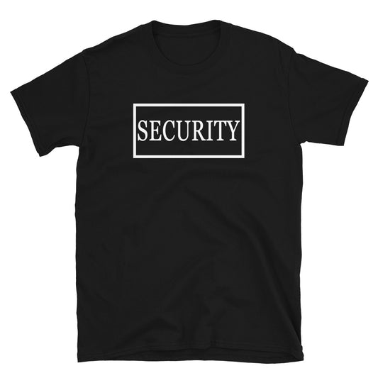 FNAF Security design on unisex T-shirt, front view